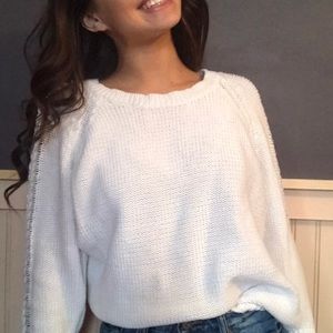 White sweater